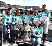 Team Colorpress has won the Lipton Cup Challenge. They are (from left) Jerry Heggie, Dave Rae, Gareth Blankenberg, Greg Davis, Hein de Jamaer and Bruce McCurrach, holding the cup. (The Herald) Team Colorpress has won the Lipton Cup Challenge. They are (from left) Jerry Heggie, Dave Rae, Gareth Blankenberg, Greg Davis, Hein de Jamaer and Bruce McCurrach, holding the cup. (The Herald)