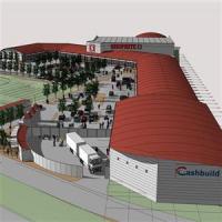 A drawing of the 8 500m² Thembalethu Square which was designed by Boets Smuts of Smuts & De Kock Architects.(Photo: George Herald) A drawing of the 8 500m² Thembalethu Square which was designed by Boets Smuts of Smuts & De Kock Architects.(Photo: George Herald)