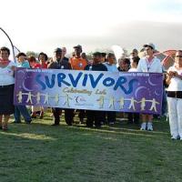 At the start of last year’s Cansa Relay for Life. The annual event celebrates cancer survivors and is a reminder of those who died.(Photo: George Herald) At the start of last year’s Cansa Relay for Life. The annual event celebrates cancer survivors and is a reminder of those who died.(Photo: George Herald)