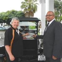 Susan Wilson and the Executive Mayor of George Charles Standers (Photo: George Herald). Susan Wilson and the Executive Mayor of George Charles Standers (Photo: George Herald).