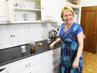 A different face of Western Cape premier Helen Zille in the kitchen at Leeuwenhof yesterday. (Picture: Leon Lestrade) A different face of Western Cape premier Helen Zille in the kitchen at Leeuwenhof yesterday. (Picture: Leon Lestrade)