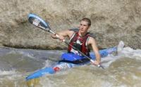 Andrew Birkett enters Hippo Rapid, just before taking the only swim of his race, en route winning The Unlimited Non-Stop Dusi (Photo: Mike van Heerden, Gameplan Media) Andrew Birkett enters Hippo Rapid, just before taking the only swim of his race, en route winning The Unlimited Non-Stop Dusi (Photo: Mike van Heerden, Gameplan Media)