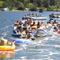 This year's Lilo Swift Drift raised R13 000 for the Knysna NSRI.(Photo: Knysna-Plett Herald) This year's Lilo Swift Drift raised R13 000 for the Knysna NSRI.(Photo: Knysna-Plett Herald)