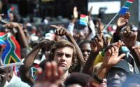 South Africans celebrate Freedom Day at the Union Buildings in Pretoria, 27 April 2011 (Photo: GCIS) South Africans celebrate Freedom Day at the Union Buildings in Pretoria, 27 April 2011 (Photo: GCIS)