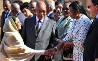 South African President Jacob Zuma introduces Cabinet ministers to Indian President Pratibha Devisingh Patil at the Union Buildings in Pretoria, 2 May 2012 (Photo: GCIS) South African President Jacob Zuma introduces Cabinet ministers to Indian President Pratibha Devisingh Patil at the Union Buildings in Pretoria, 2 May 2012 (Photo: GCIS)