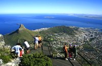 Top station of Table Mountain Aerial Cableway, Cape Town South Africa (Image: www.capetown.travel)