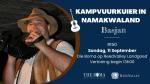 Kampvuurkuier in Namakwaland met Basjan in Die Boma