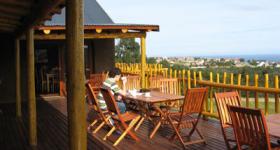 Wooden deck with an awesome view