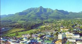 Aerial View of George Garden Route South Africa