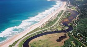 Aerial View of Wilderness Garden Route