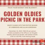 Golden oldies picnic in the park