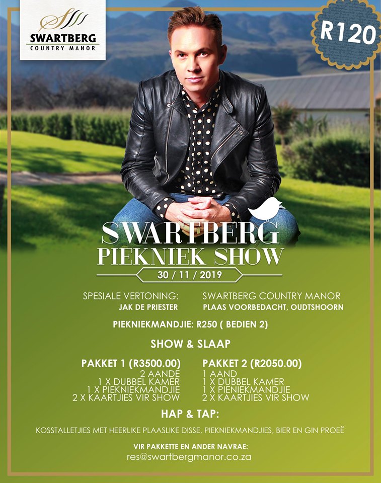 Piekniek Show saam met Jak Event Oudtshoorn Garden Route