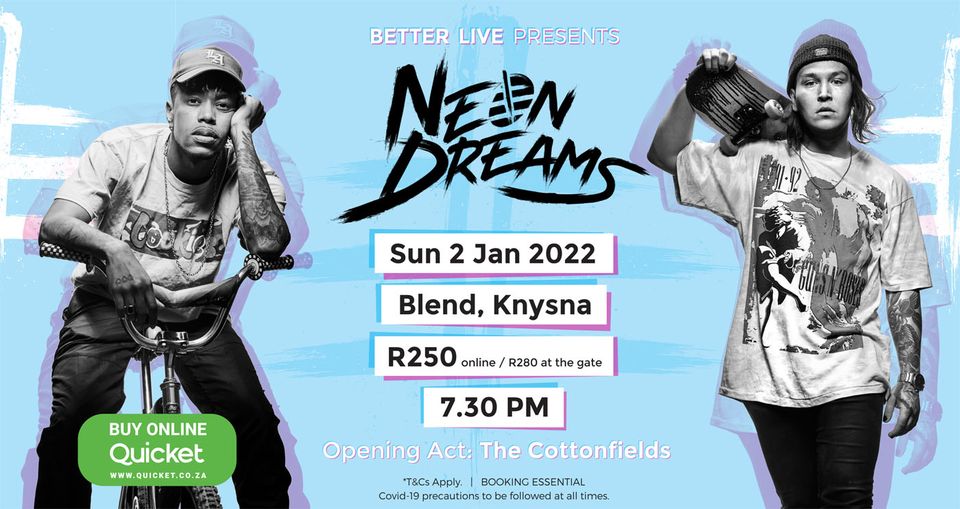 Neon Dreams live in Knysna Event Knysna Garden Route