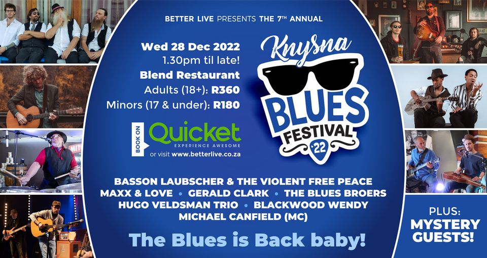 Knysna Blues Festival 2022 Event Knysna Garden Route