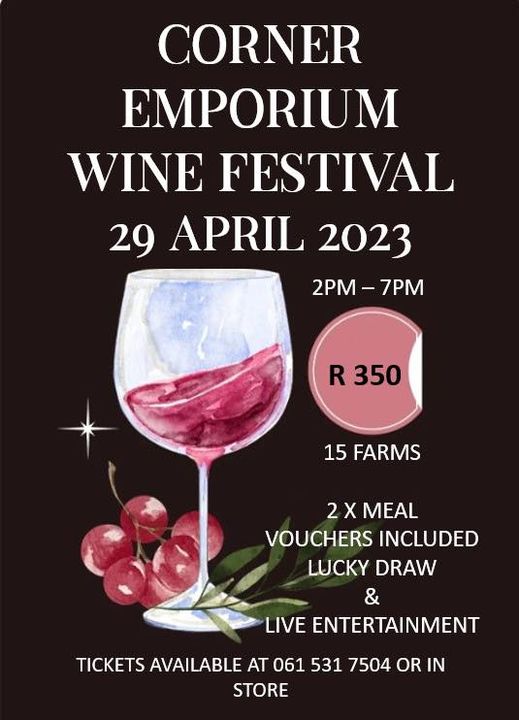 Corner Emporium Wine Festival Event Garden Route