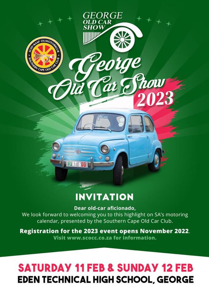 SCOCC Old Car Show 2023 Event Garden Route