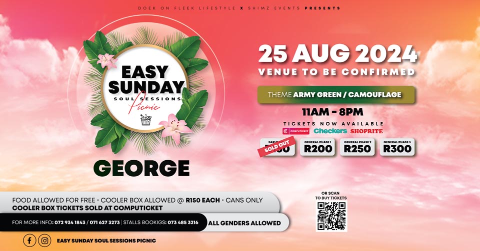 Easy Sunday Easy Sunday Soul Sessions Picnic Event George Garden Route